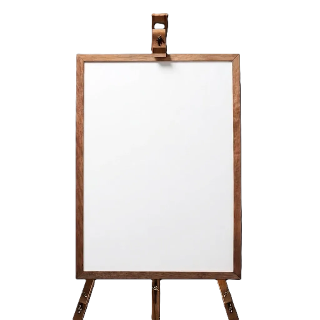 An easel